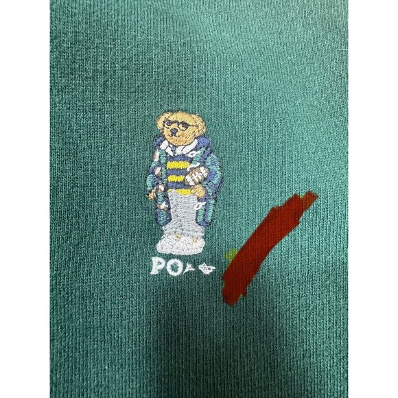 Polo Ralph Lauren Boys Pine Green Zip Hoodie Jacket Size 7 - Picture 4 of 4